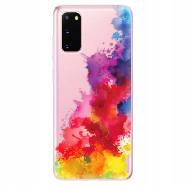 Silikonowe etui iSaprio Color Splash 01 do Samsung Galaxy S20