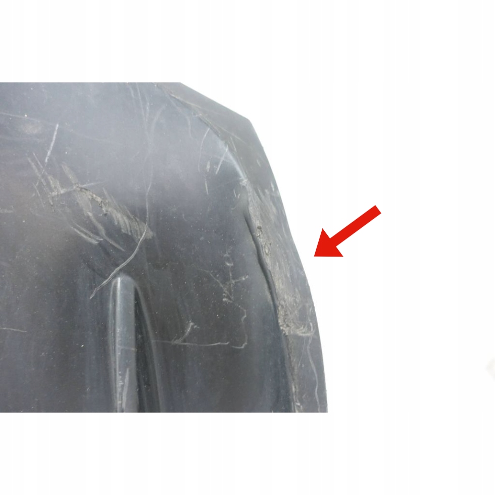SPOILER diffuser cover chassis of a bumper rear part TESLA MODEL X 2015- 105835600C