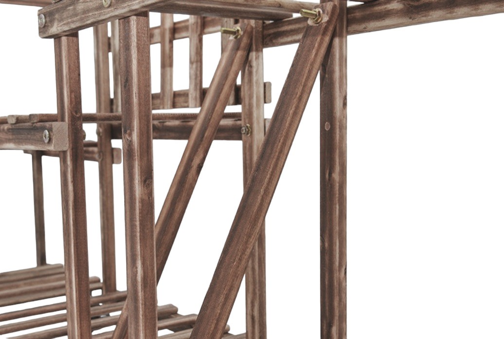 KWIETNIK STOJAK NA ROŚLINY KWIATY DREWNIANY REGAŁ Kod producenta SZ18