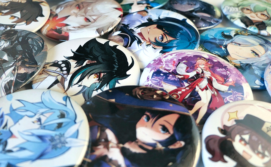 Przypinka Genshin Impact chibi Nahida slime Marka Inna