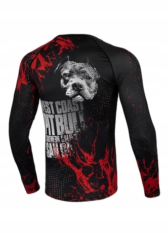 Koszulka męska rashguard Pit Bull Pitbull Longsleeve Blood Dog XXXL
