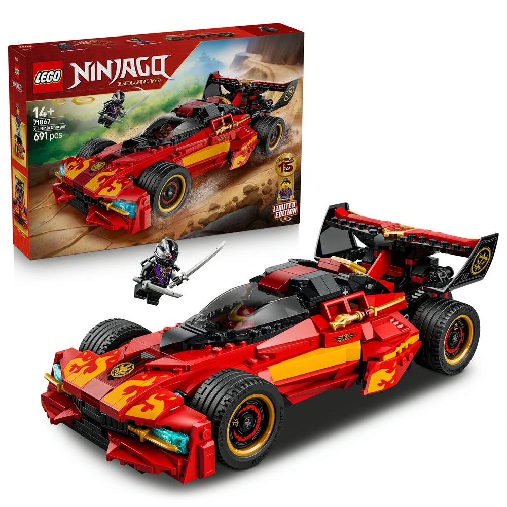 Lego Ninjago 71867 Kaiův červený bourák: 15 let Ninjago