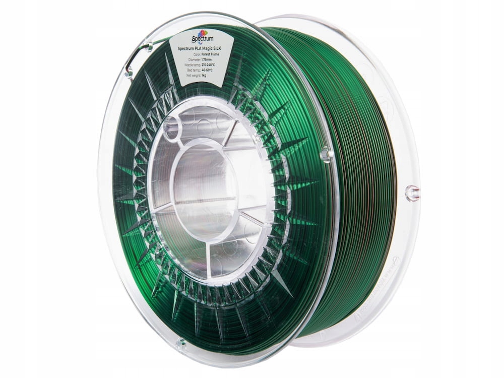 Spectrum Pla Magic Silk Filament 1,75 mm Forest Flame Červená Zelená 1 kg