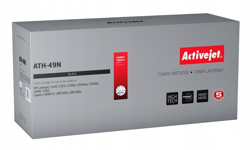 Activejet ATH-49N Toner (zamiennik Hp 49A Q5949A, Canon CRG-708 Supreme