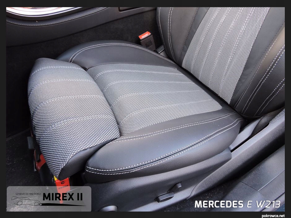 Pokrowce ze skóry i alkantary Mercedes E W213 Stan opakowania oryginalne