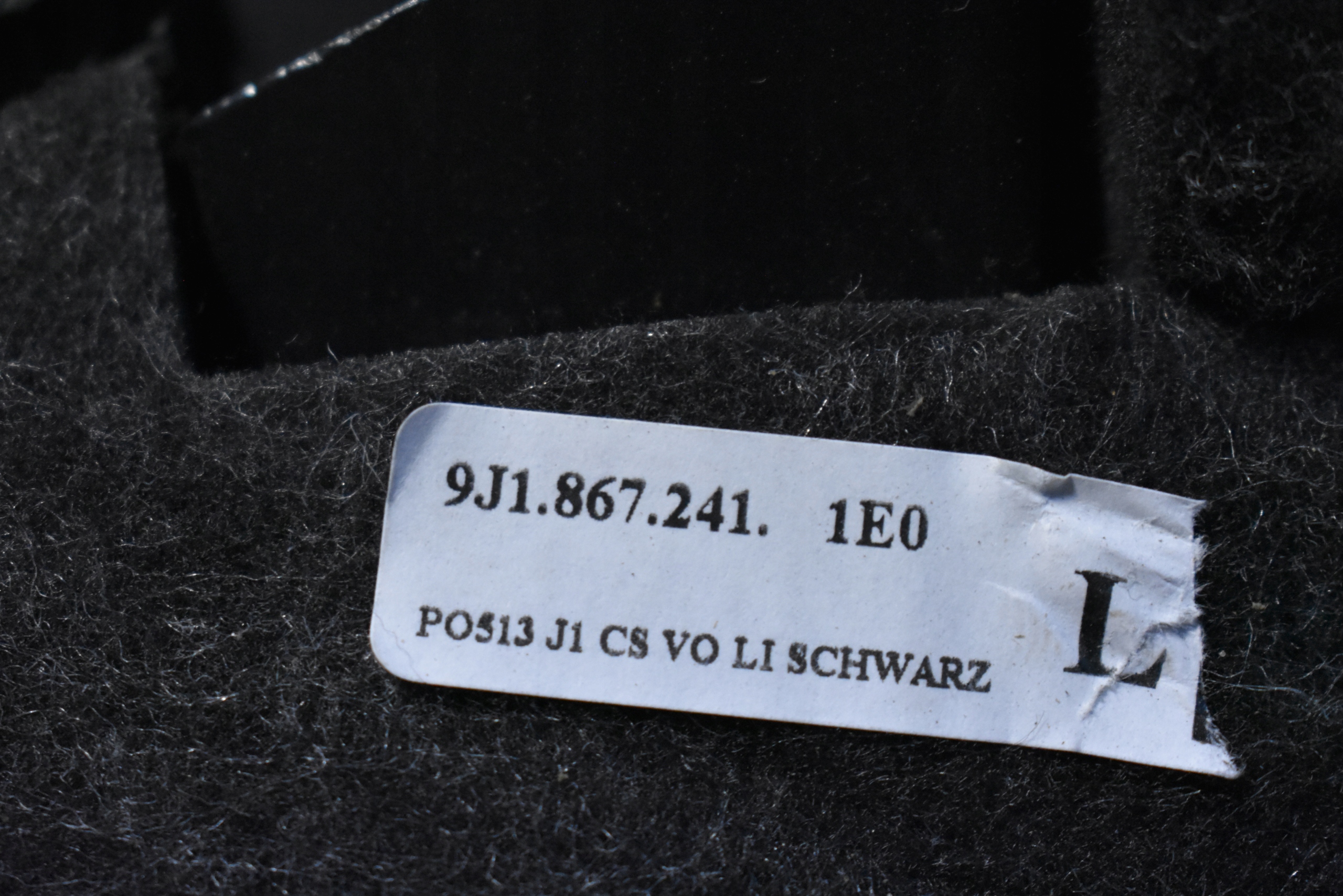 IDEALNA cover SLUPKA C left PORSCHE TAYCAN 1