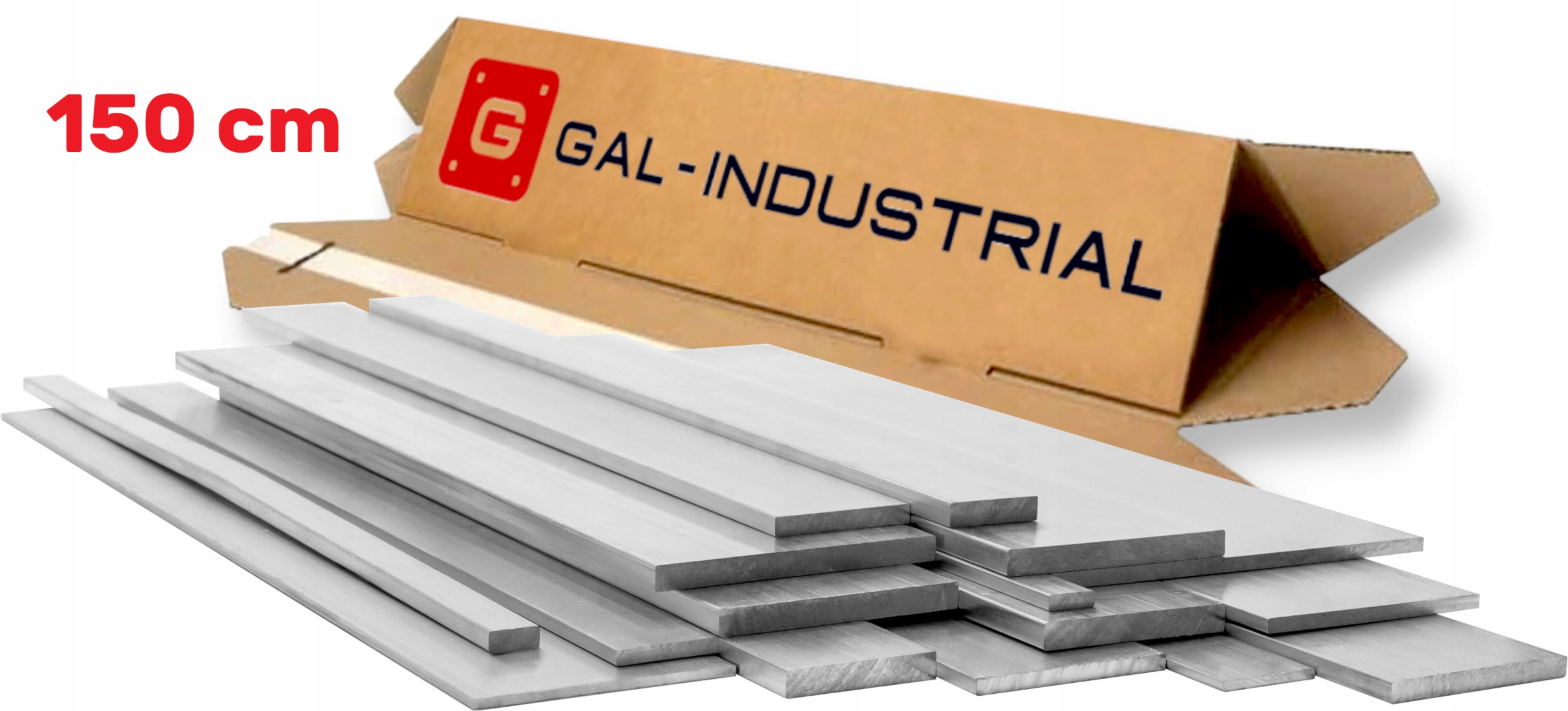 Aluminiová Ploška 80x8 mm 150 cm Řezání Na Míru 6060 Pa 38