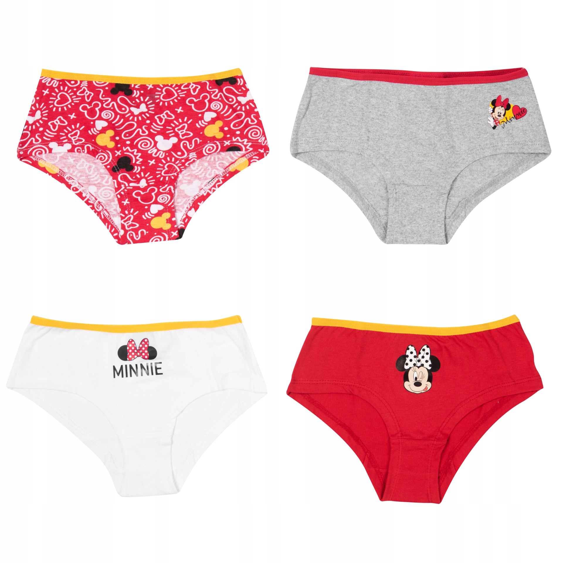 

Majtki szorty licencja Myszka Minnie-98/104-4 pack