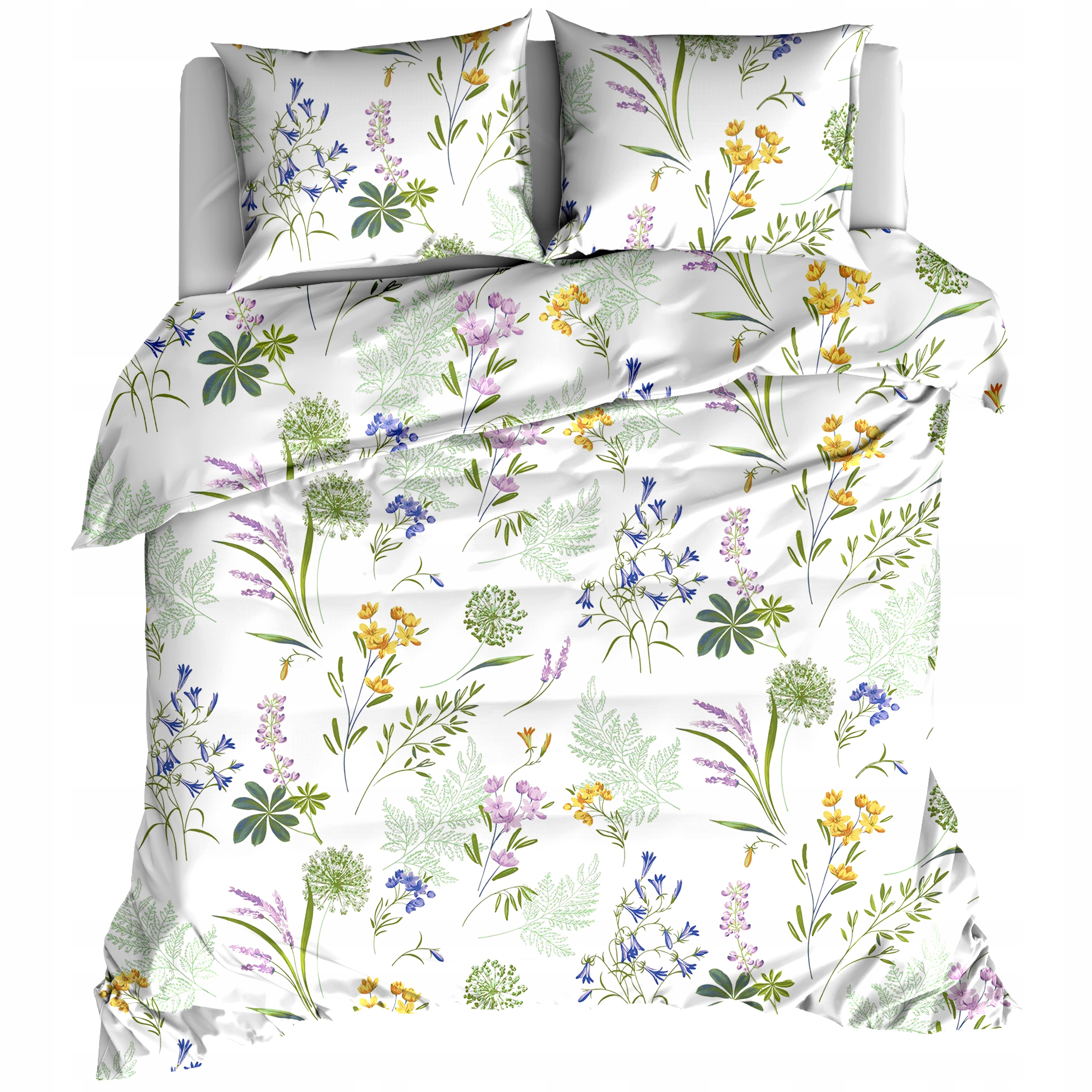 Komplet Pościeli 160x200+2x70/80 z Bawełny 100% Zapach lata produkcja Pl