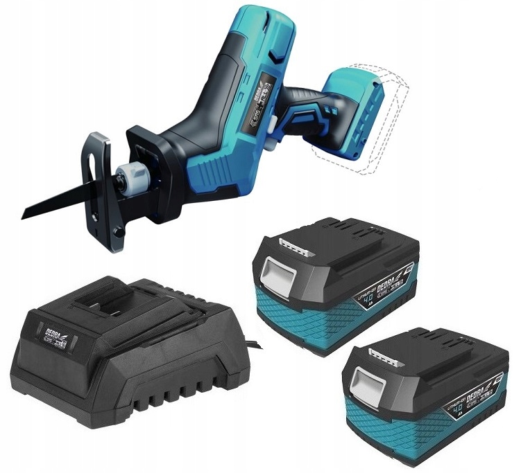 DEDRA Piła Szablasta Lisi Ogon AKU 18V 7068 2x4Ah