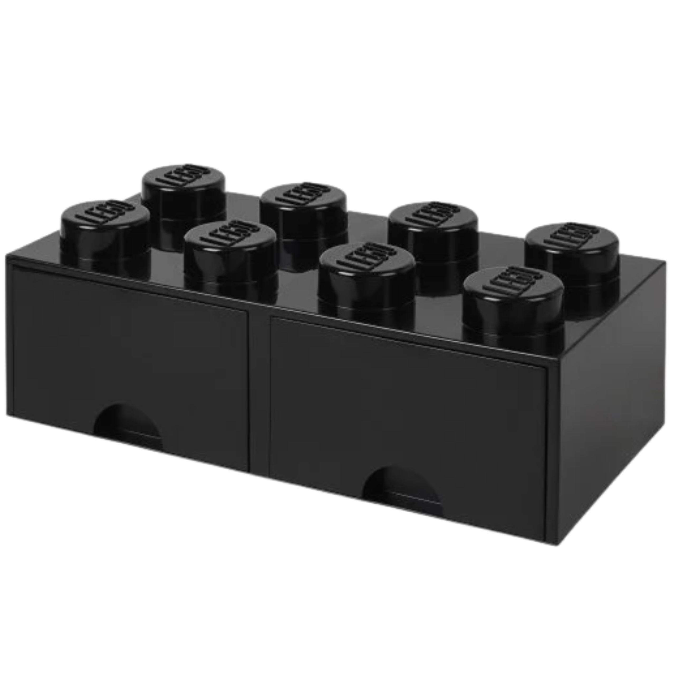 Lego Kontejner Šuplík Tvar kostky Lego Brick 8 Černý 50 x 25 x 18 cm