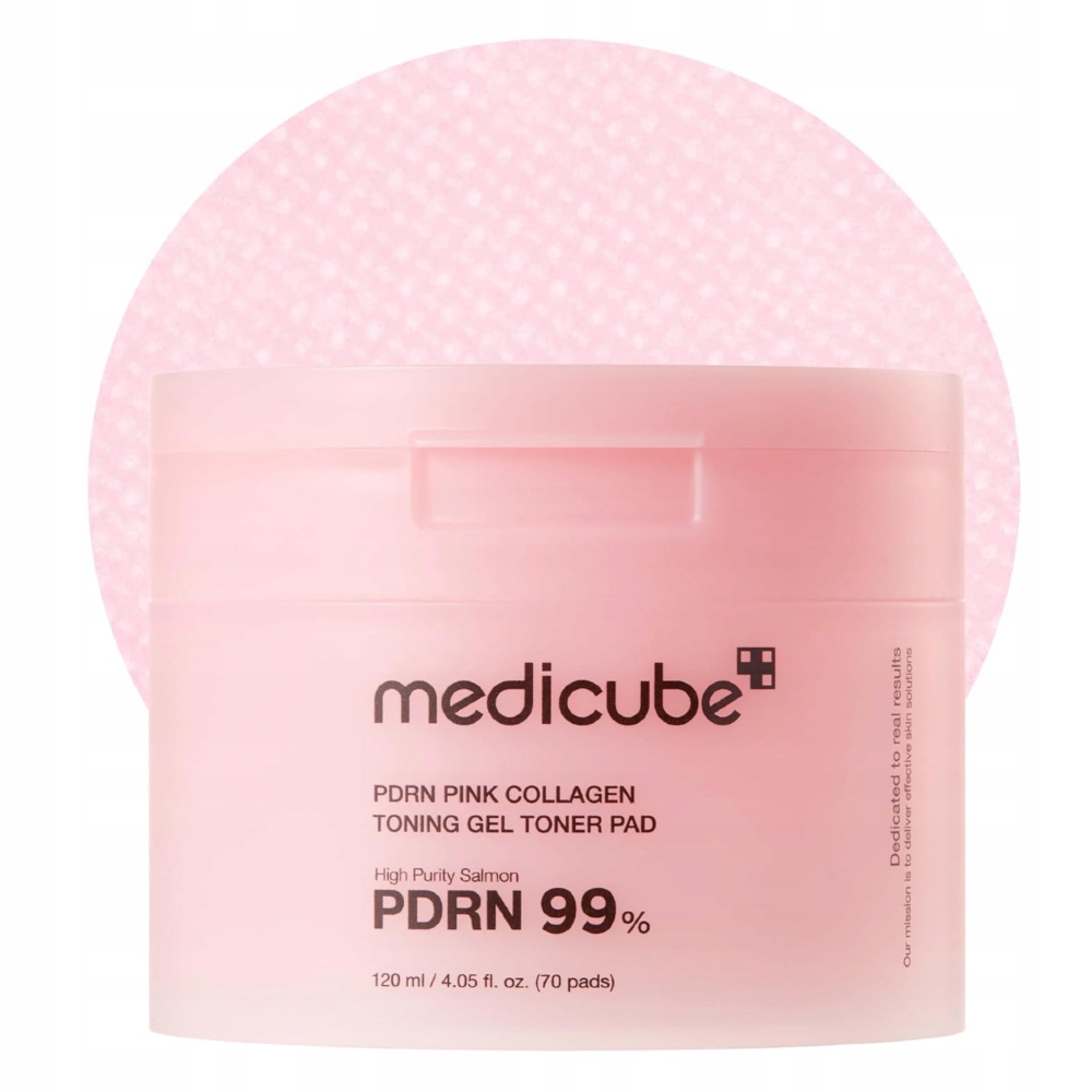 Medicube Pdrn Pink Collagen Toning Gel Toner Pad Kolagenové vločky 70 ks