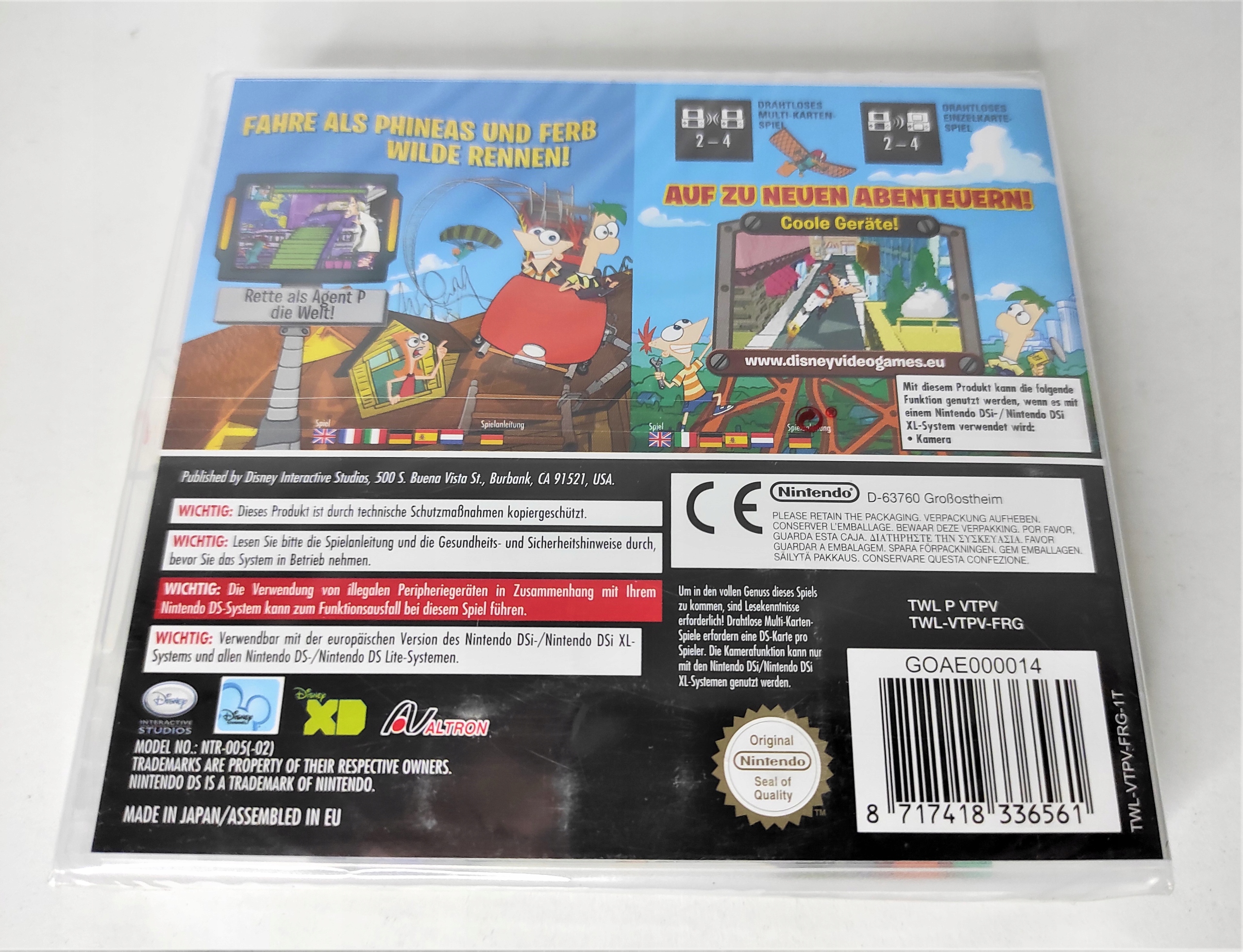 Phineas and Ferb + Ride Again DS NOWA Tematyka przygodowe