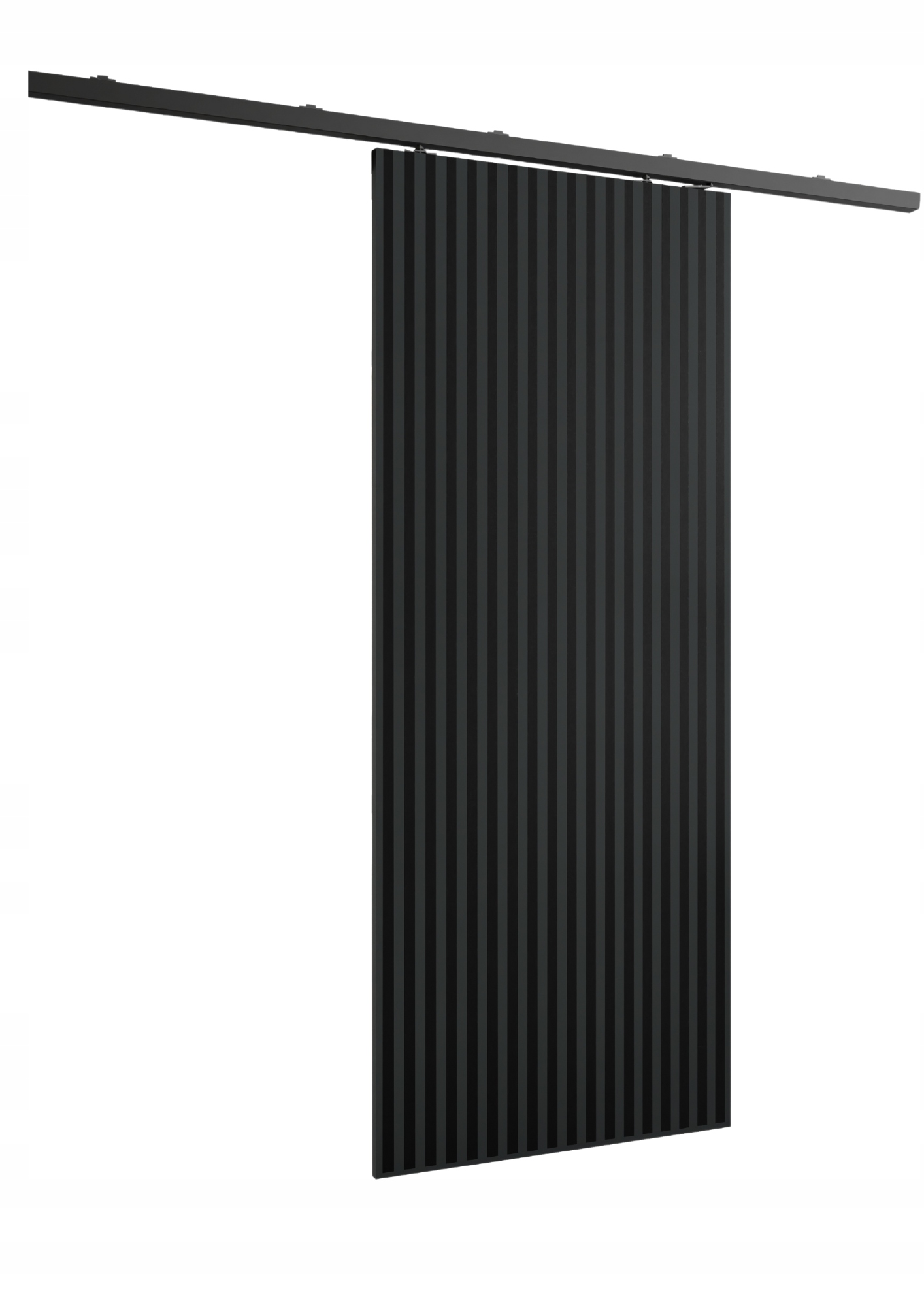 Nástěnné posuvné dveře HS-45 Bello 90 grafit antracit lamely