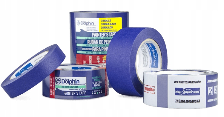 BLUE DOLPHIN TAŚMA Malarska MT-PG 25mm x 50m Marka Blue dolphin