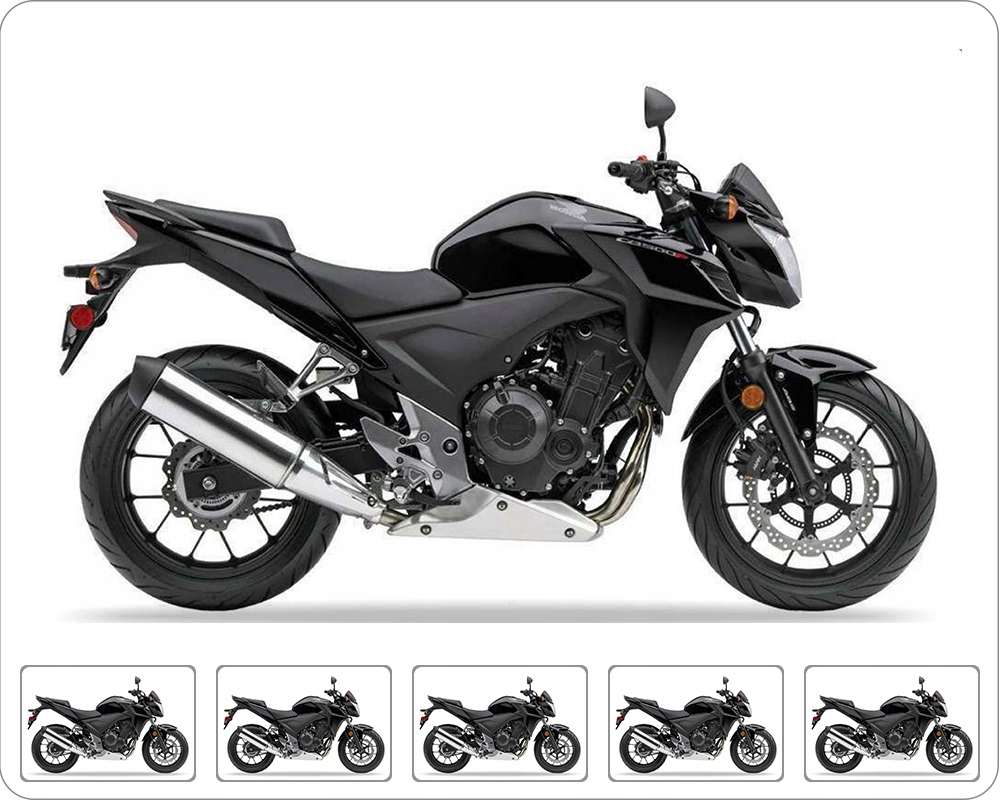 Samolepky Juula Pro Honda Cb 500 F 2013-2014 Černé