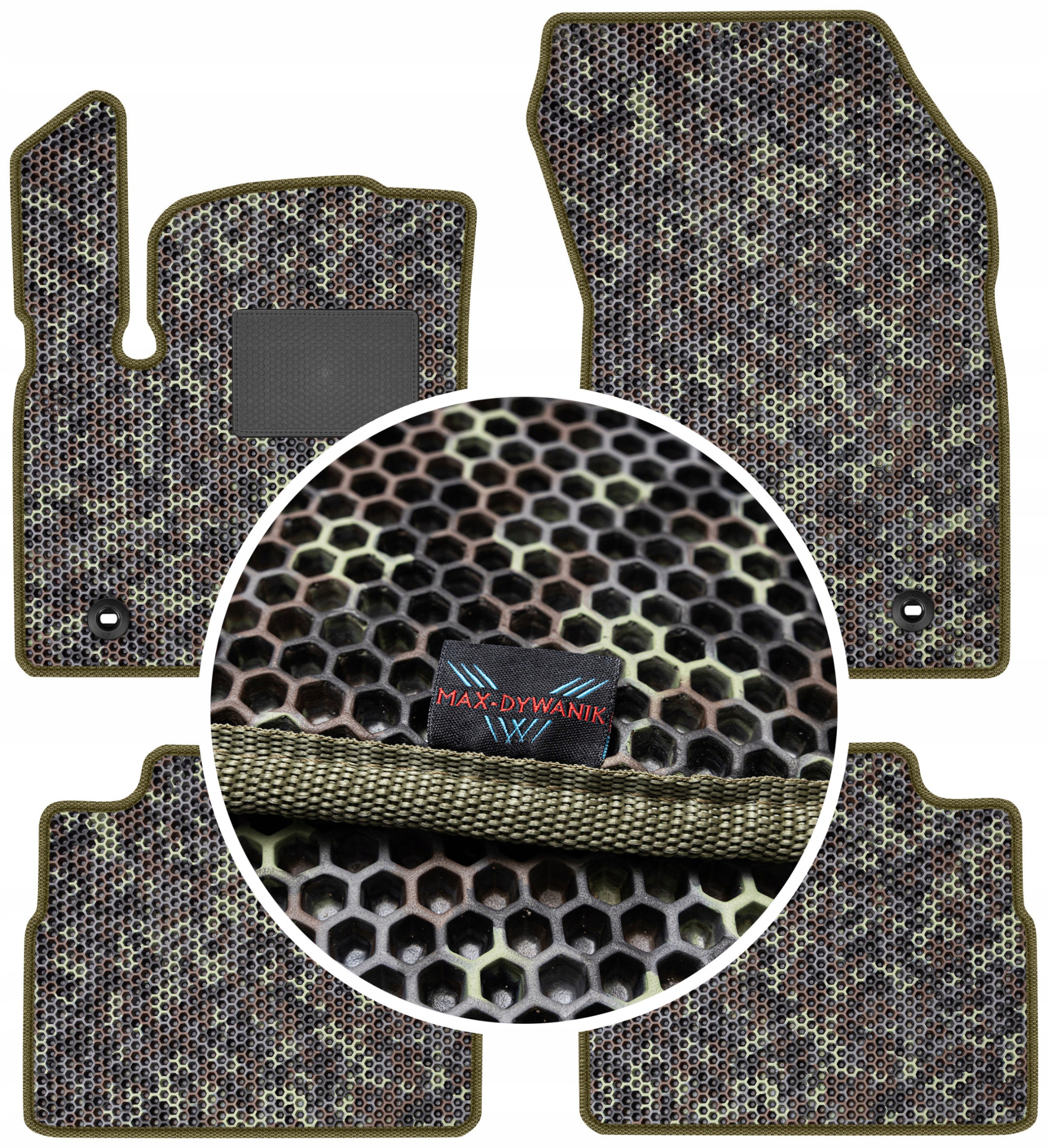 Nissan X-Trail III T33 e-POWER od roku 2023. Gumové rohože Eva Moro