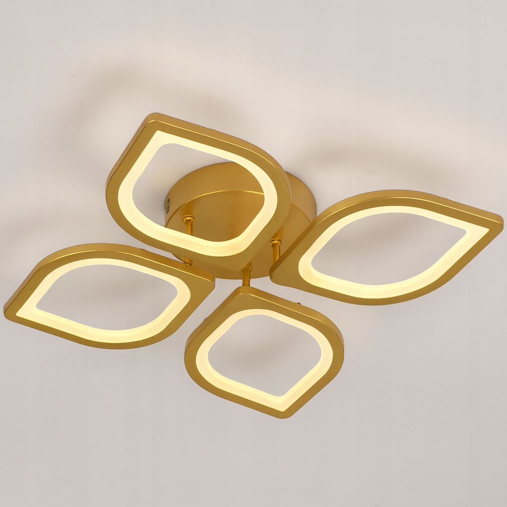 Stropní Svítidlo zlatá závěsná stropní svítidlo moderní Led Lustr Dálkový Ovladač