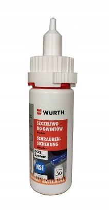 

Wurth Szczeliwo Klej Do Gwintów Śrub Średnie 50G