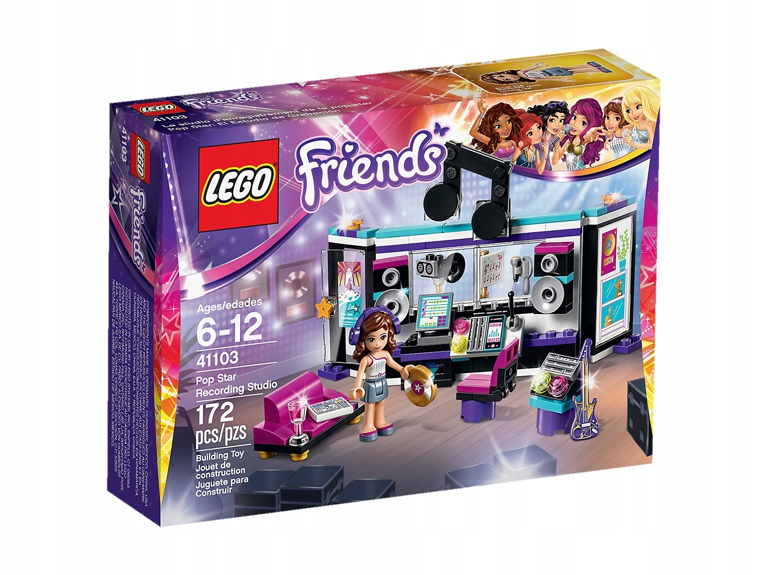 Lego Friends 41103 Studio nahrávek Popové hvězdy Nové