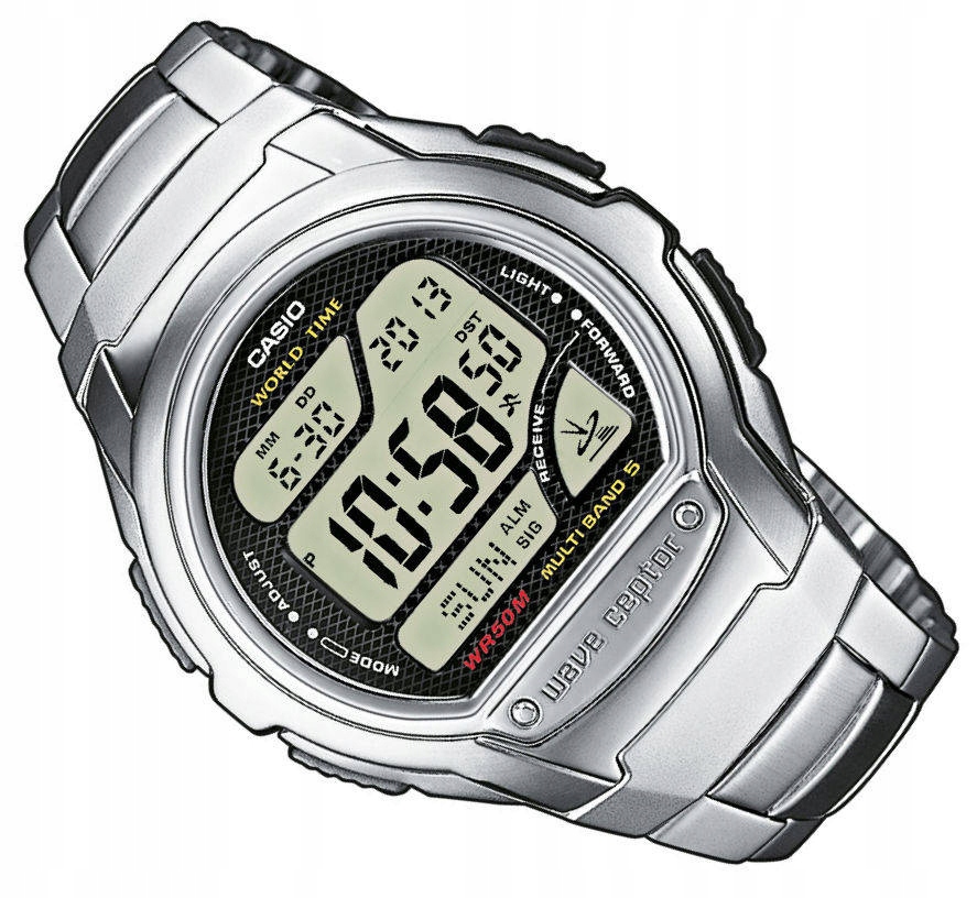 Elektronické Hodinky Casio WV-58RD-1A Wave Ceptor