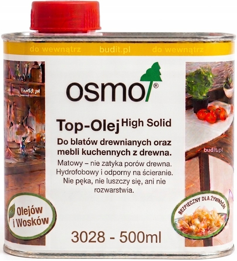 Top Olej na pracovní desky Osmo 3028 Bezbarvý hedvábný lesk 0,5 L