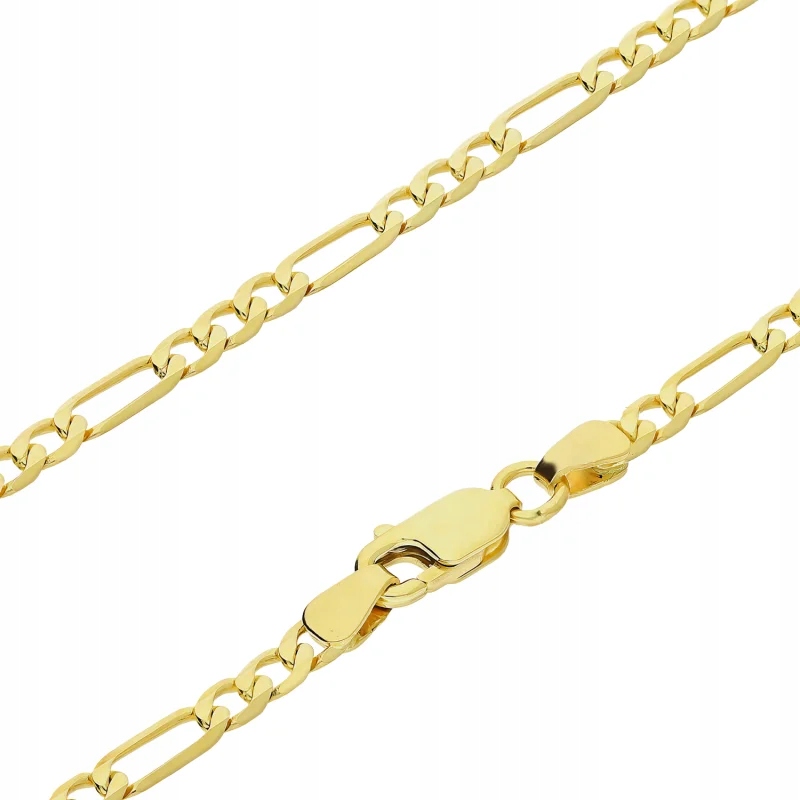 Řetízek zlatý Figaro 585 elegantní model unisex na každý den R45 5.90g