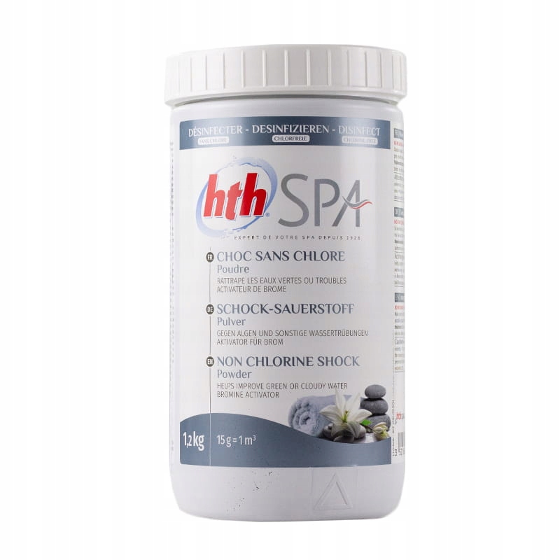 Hth Spa Bezchlorowy Szokowy 1,2kg Preparat do Basenu Spa Jacuzzi