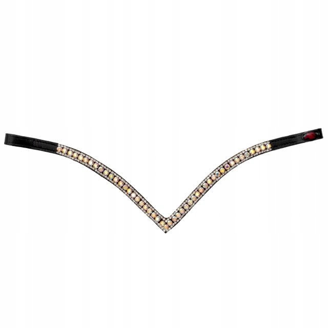 Naczółek START Woden czarny/błyszczący PONY