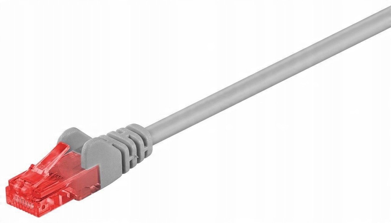 

Patchcord U/utp CAT6 6M szary