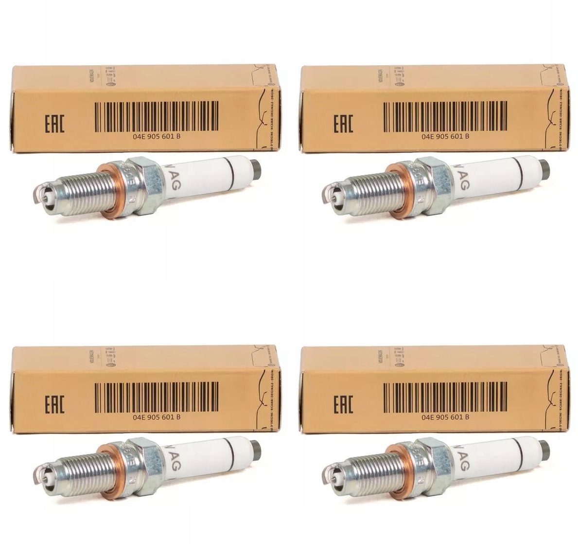 4x NOWA ORYGINALNA ŚWIECA ZAPŁONOWA VW SKODA SEAT AUDI TSI TFSI 04E905601B