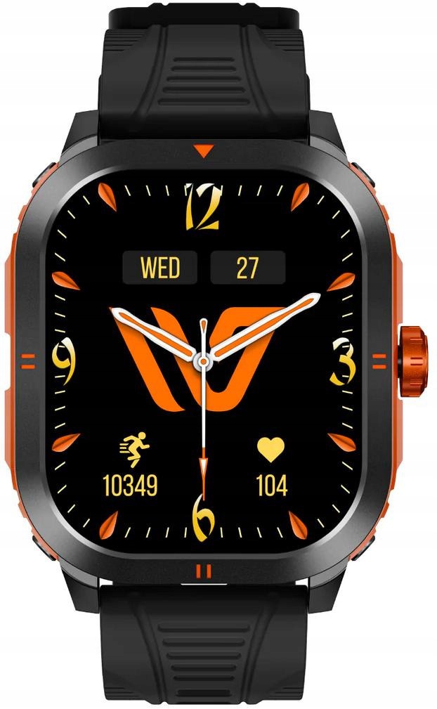 Inteligentné hodinky Weofly Pioneer oranžové