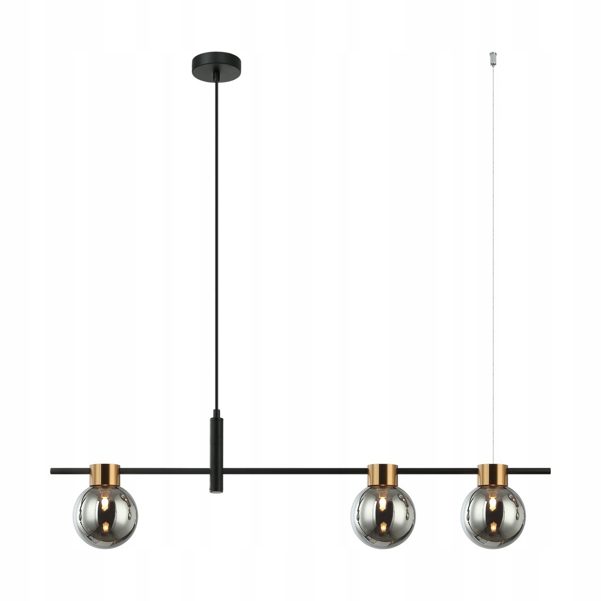 Bletter PND-5225-3-BK-SG Štýlová závesná lampa