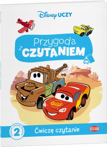 Disney Uczy Auta Przygoda z czytaniem Ćwiczę czyta