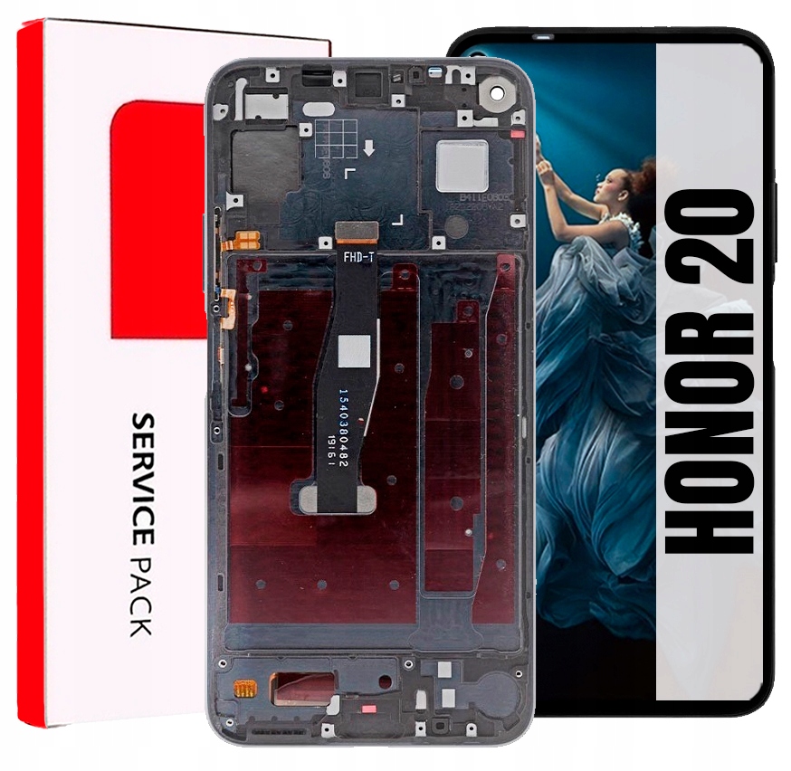 Displej Pro Honor 20 YAL-L21 Originální LCD Rámeček