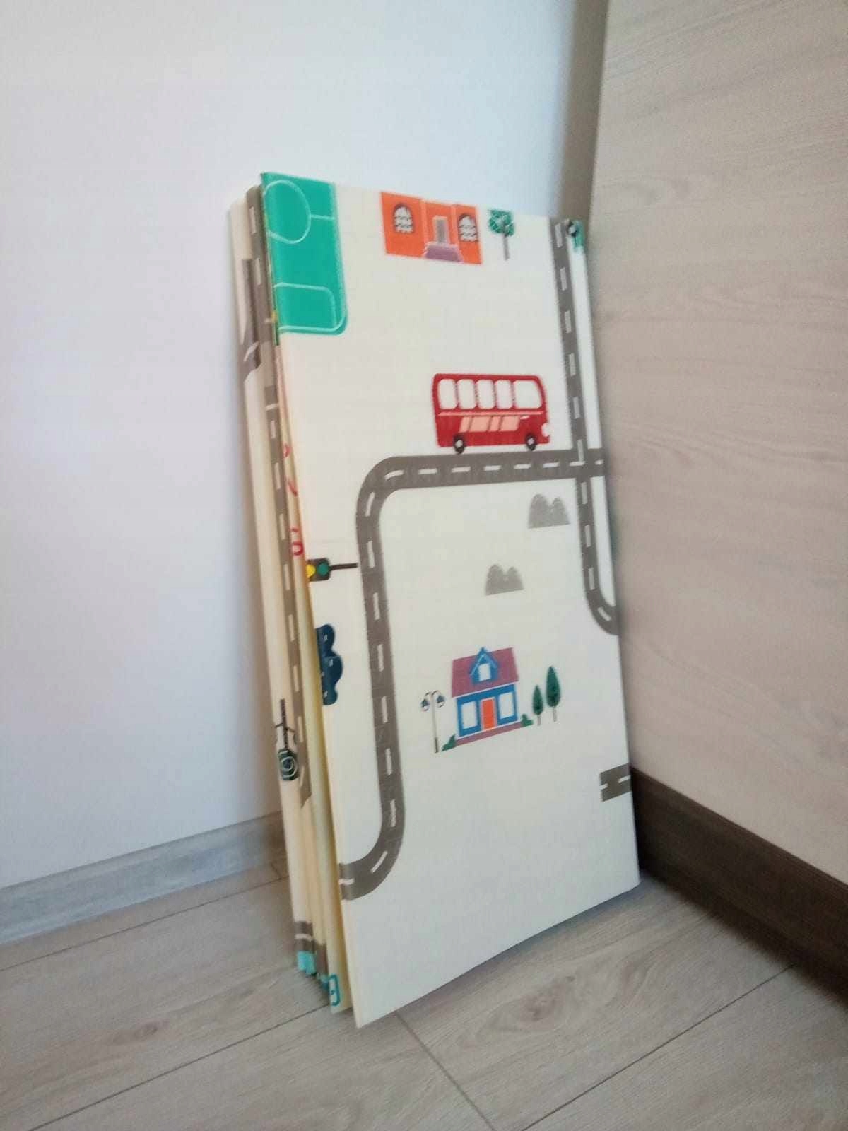 mega Duża DWUSTRONNA MATA piankowa EDUKACYJNA SKŁADANA 200 x 150 cm XPE Płeć chłopcy dziewczynki