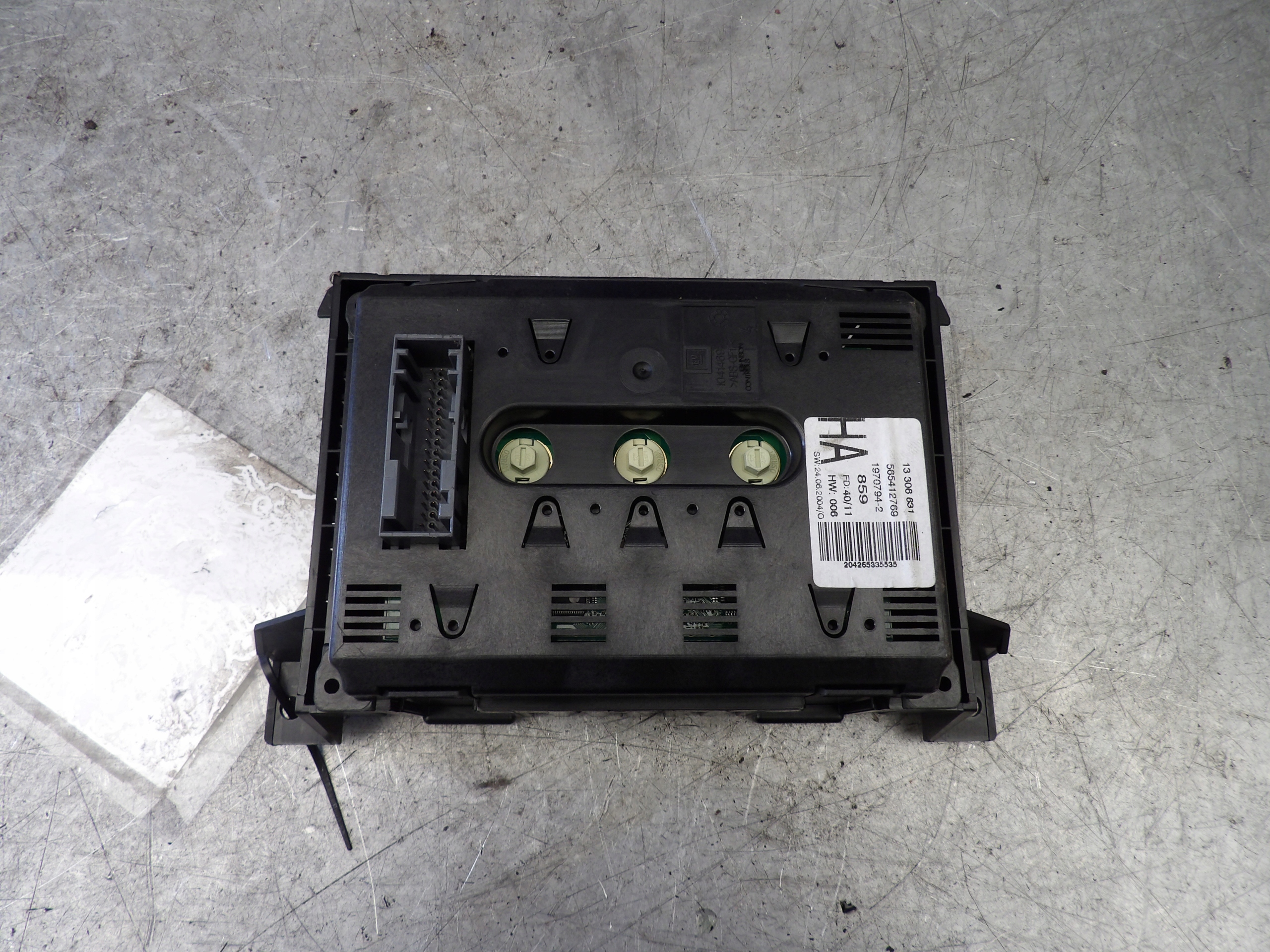 display, clock Opel Astra H lift 13306631, 565412769