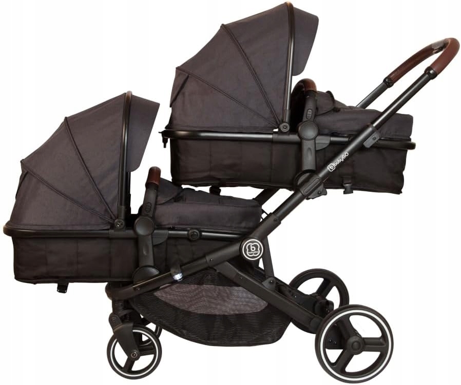 Babygo коляска для братьев и сестер Twiner Blue