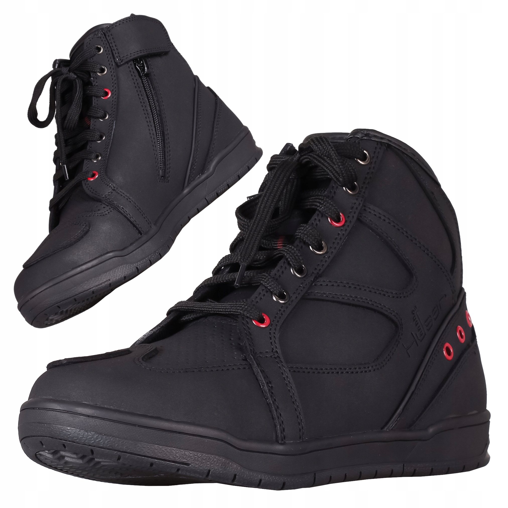 Motocyklové tenisky Husar Sneaker krátké městské kožené