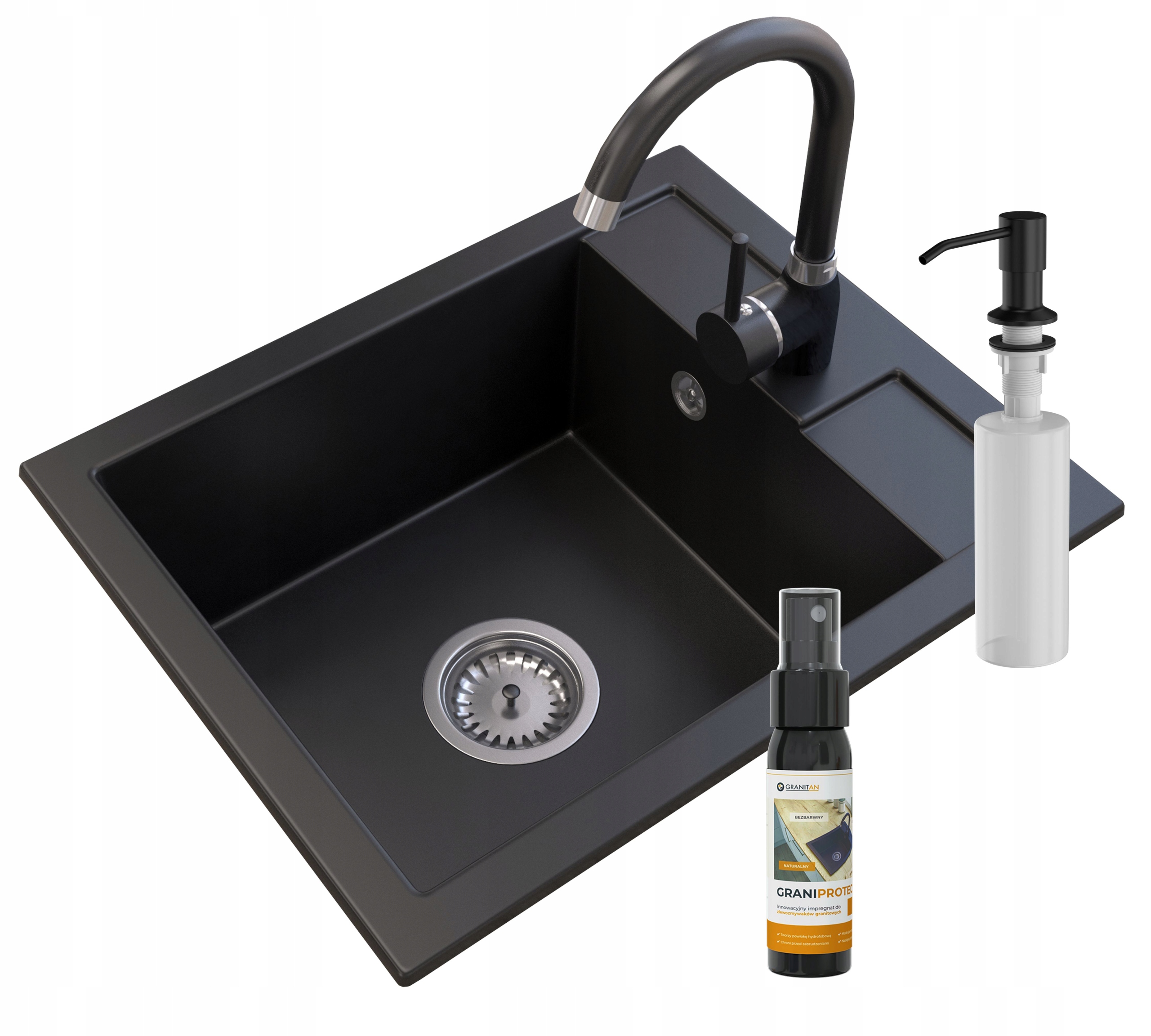 Dřez Granitové Jednokomorové 7 Barev