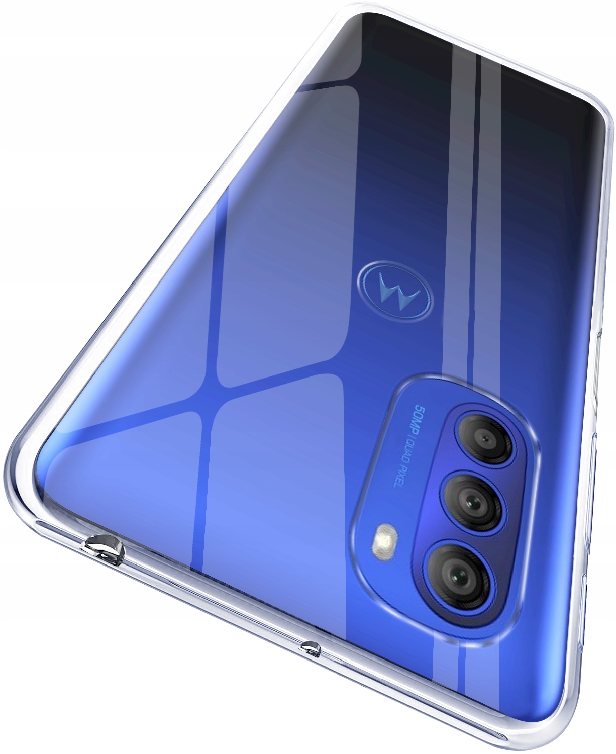 

Etui Clear Case Szkło do Motorola Moto G51 5G