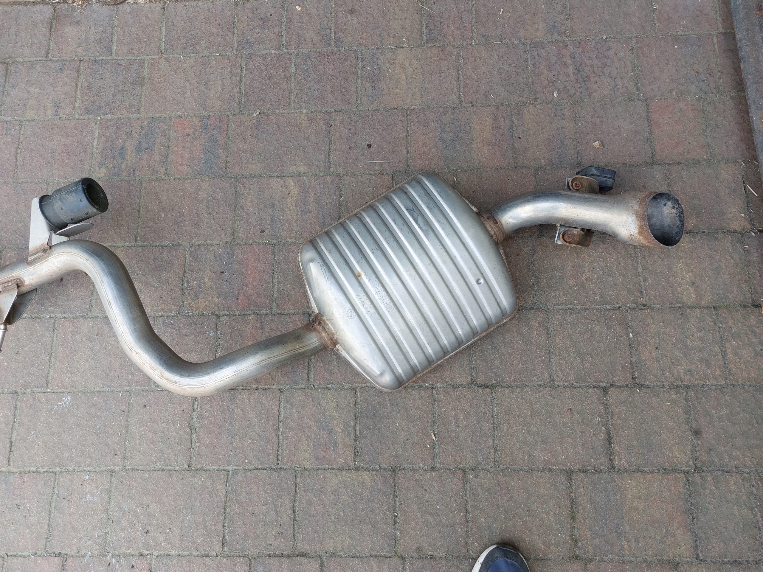 muffler, exhaust BMW E90 DIESEL 7795776 7795777