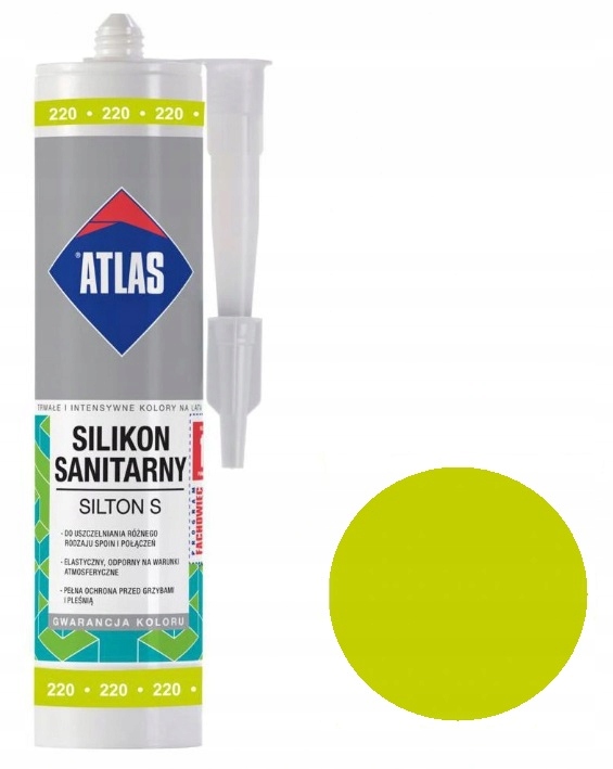 

Atlas Silikon Silton S 280ml 220 Awokado