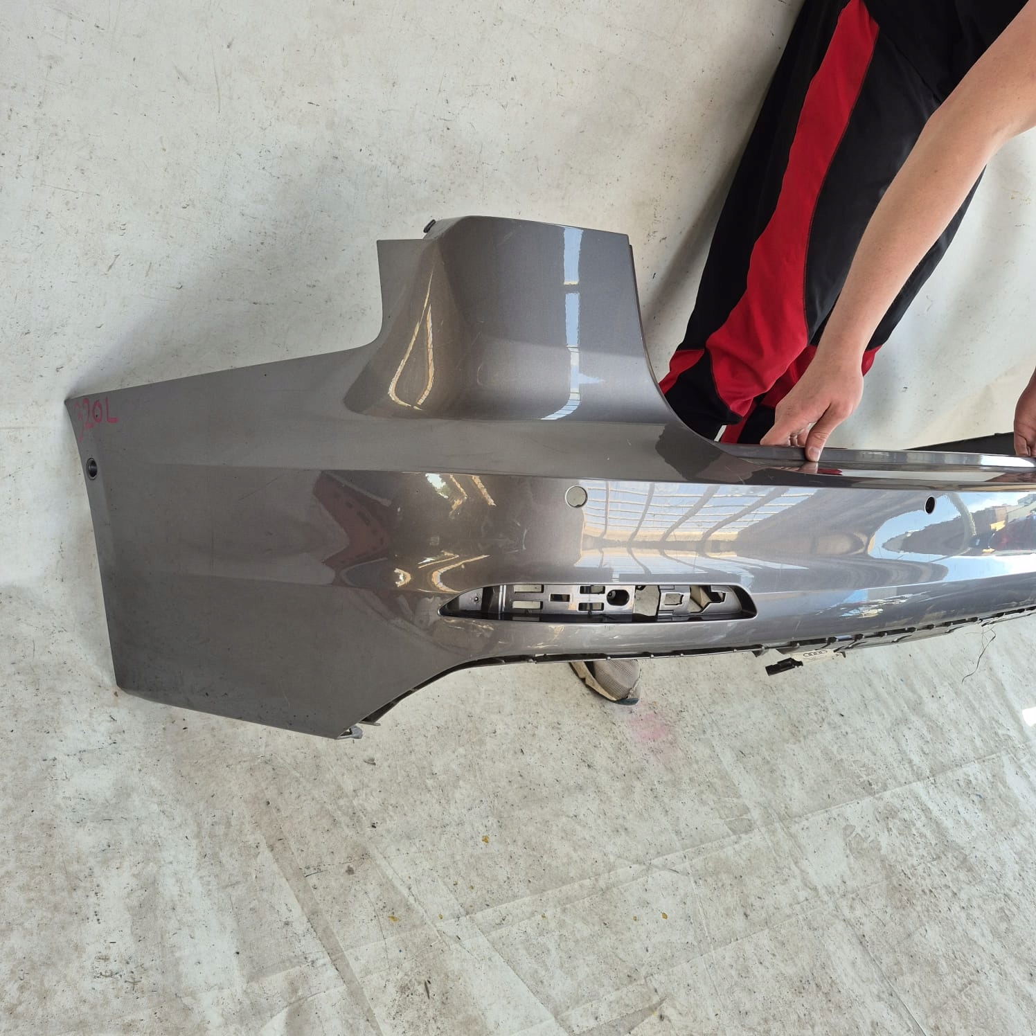 AUDI A6 C8 4K KOMBI 18-25 bumper rear part rear 6XPDC