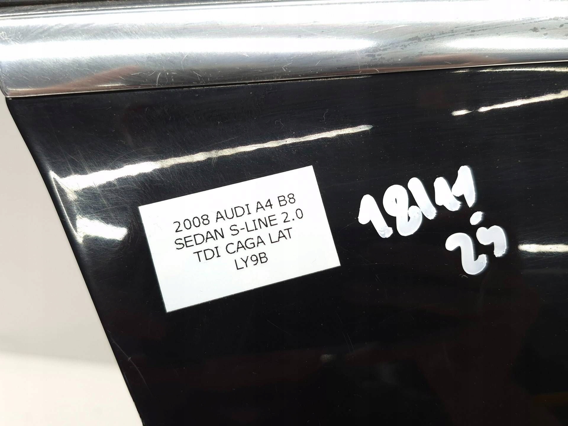 door right front front AUDI A4 B8 LY9B