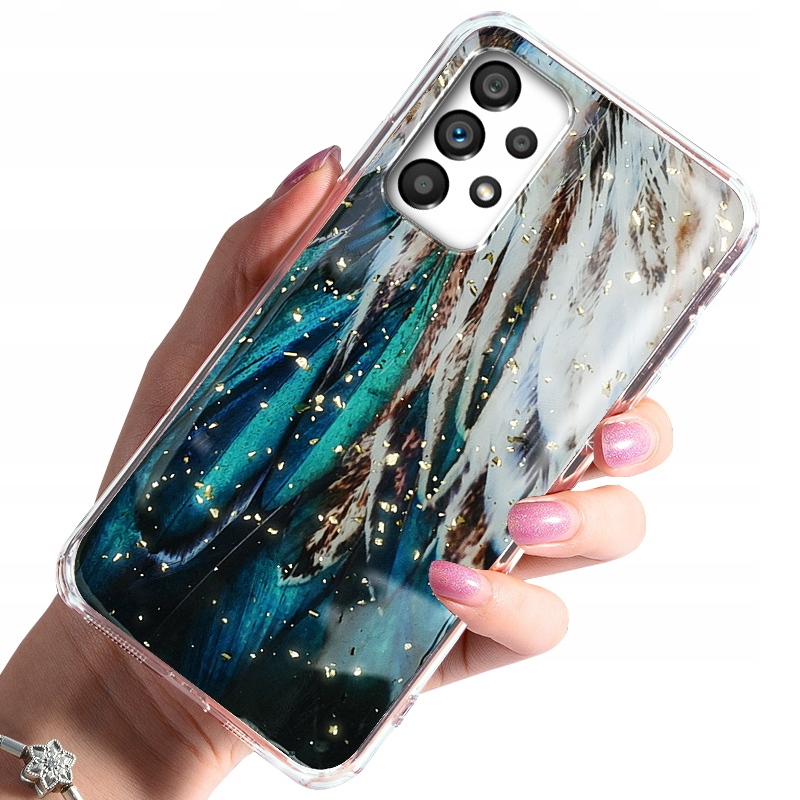 

Etui Case Wzór Szkło 9H do Samsung Galaxy A53 5G