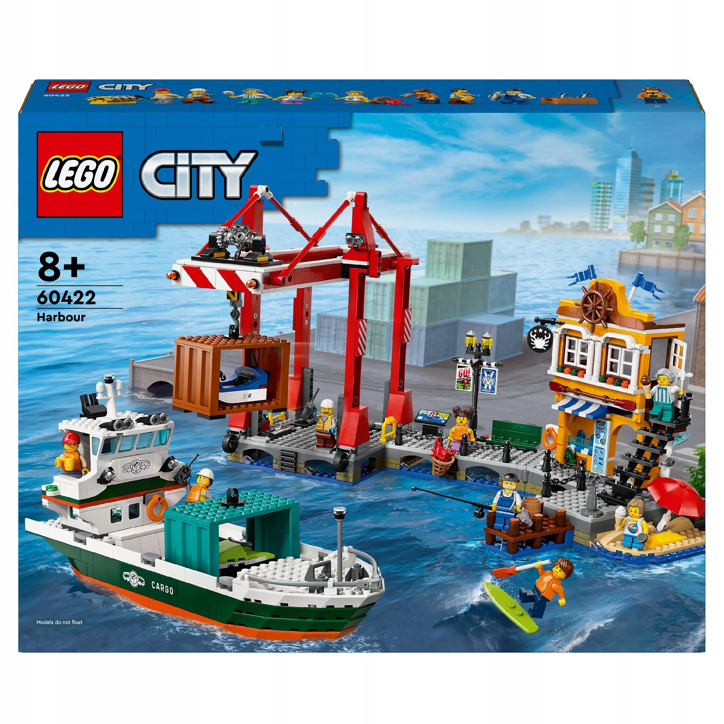 Lego City 60422 Námořní přístav s nákladní lodí Loď Loď