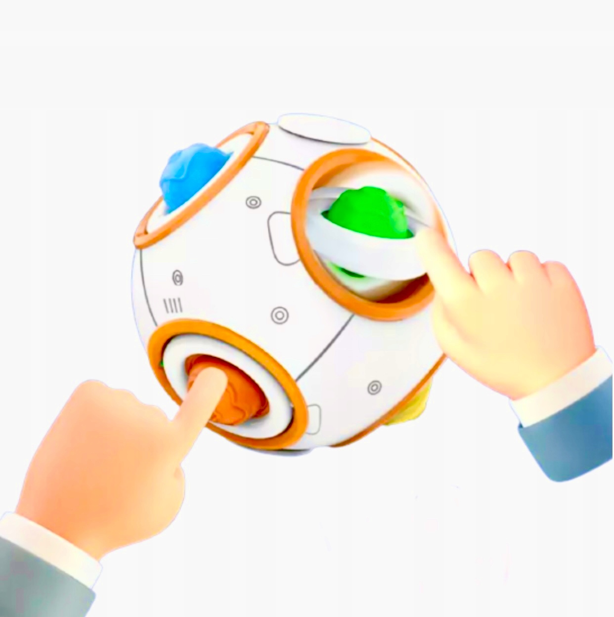 

Piłka Sensoryczna Antystresowa Magic Cube Fidget