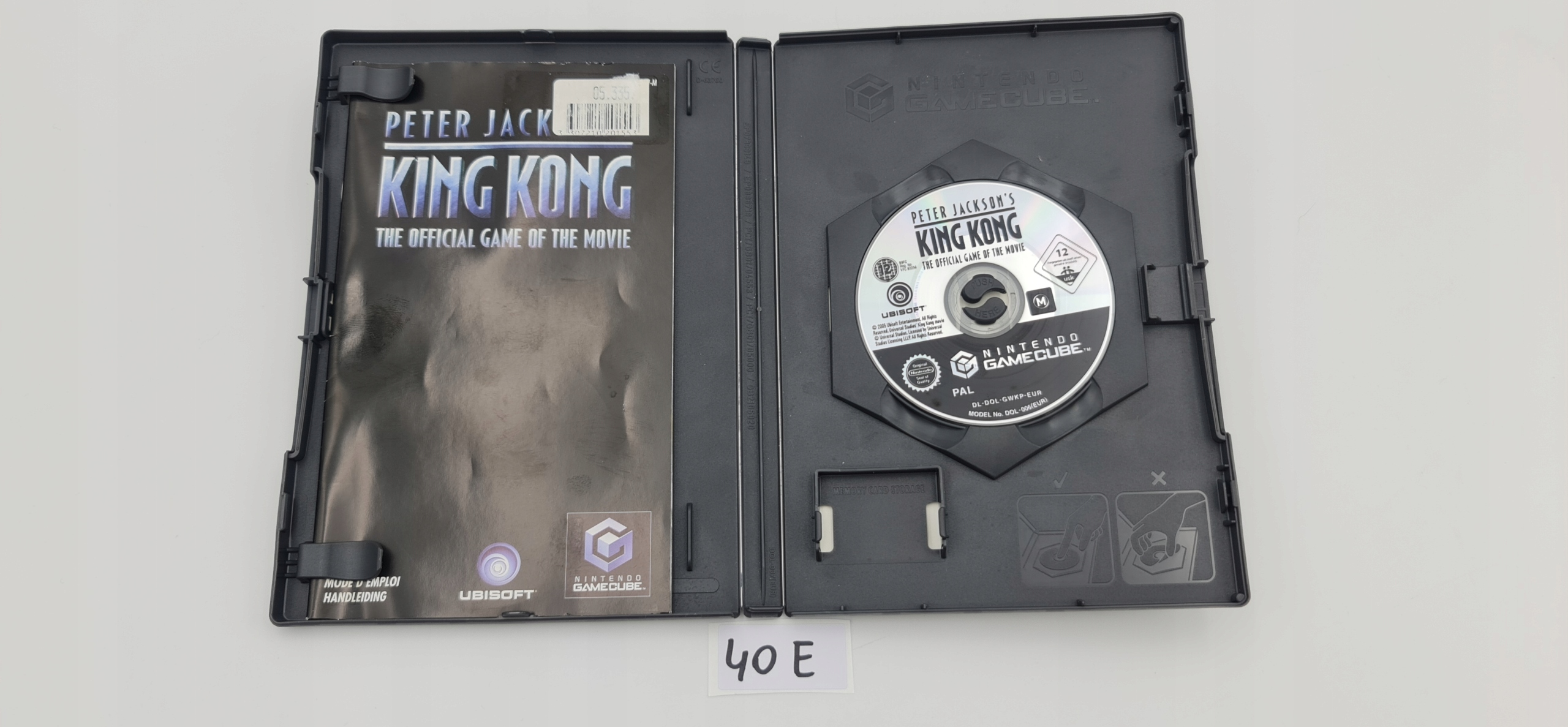 NINTENDO GAMECUBE PETER JACKSON'S KING KONG Platforma Nintendo GameCube