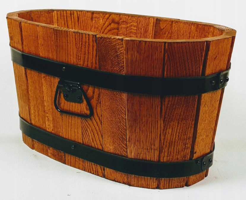 

Kwietnik Dębowy Ogrodowa Doniczka Drewniana D60